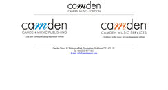 Desktop Screenshot of camdenmusic.com